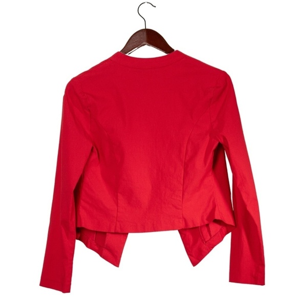 Wearever Size Large Red Cropped Jacket Y2K Party Quirky Artsy Cocktail Cosplay - Picture 4 of 11